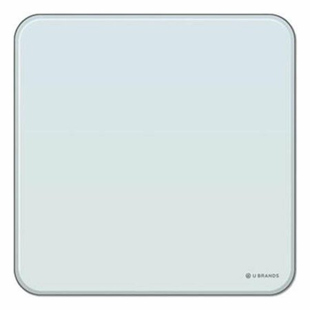 PAPERPERFECT UBrands UBR 12 x 12 in. Cubicle Magnetic Glass Dry Erase Combo Board  White PA3749818